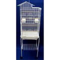 Peticare 68944814WHT Villa Top Small Bird Cage with Stand in White PE2071343